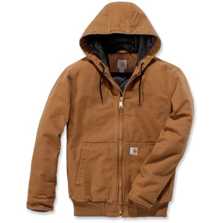 Giacca Uomo Carhartt Marrone interno foderato